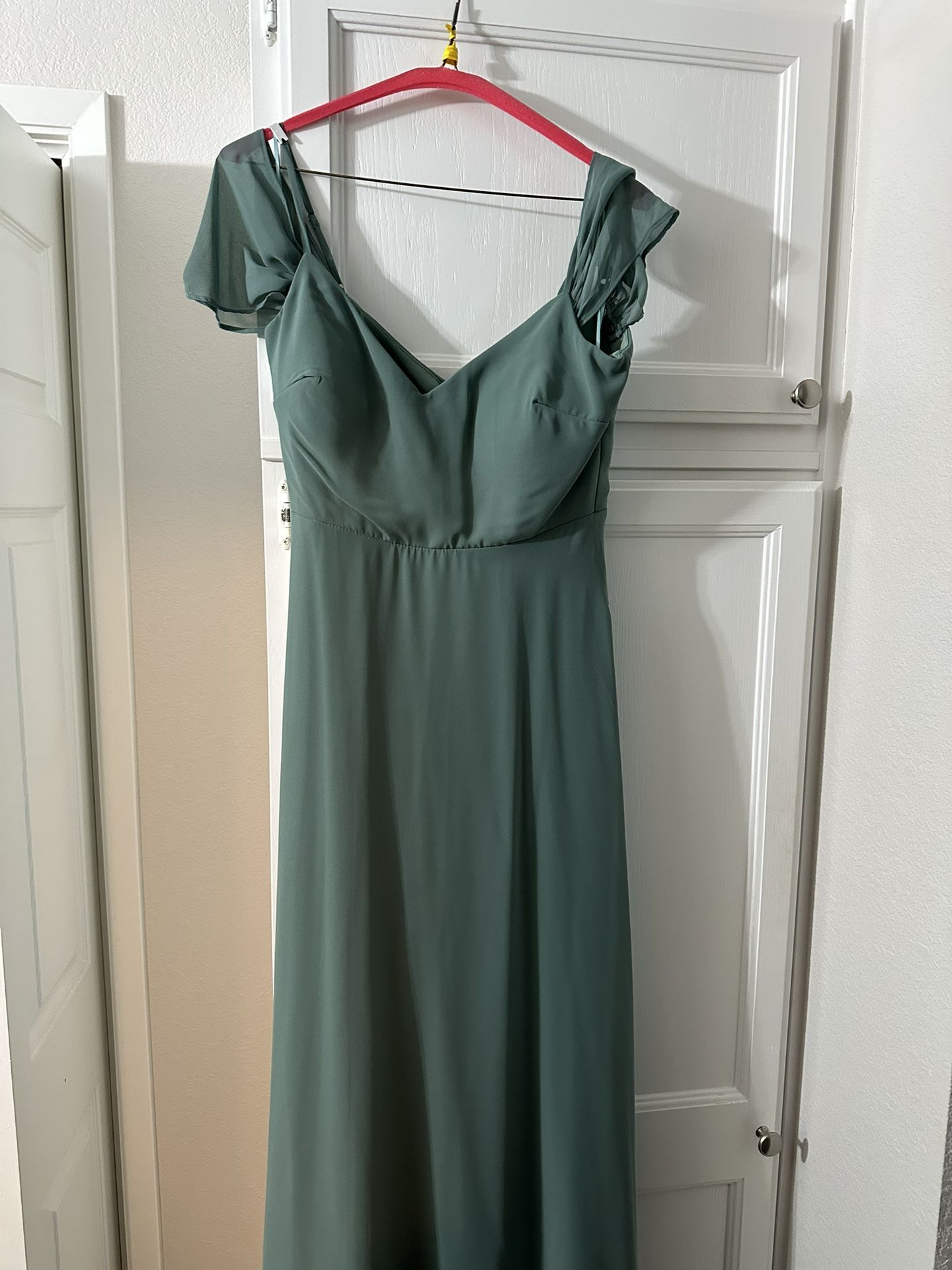 Birdie Grey Bridesmaids Dress (Size SMALL)