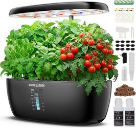 Indoor Garden System, Hydroponics growing System Vegetable and Herb indoor kit grow system, Organic