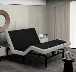 HIGH END Twin XL Adjustable Bed Base - Dual Massage - USB Ports - Zero Gravity - Underbed Light - Wireless Remote - Zero Clearance - Anti Snore - Memo