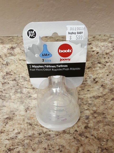 Joovy Boob Nipples (6+ months) 2 pack