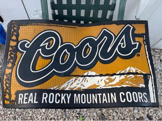 Coors bar mat