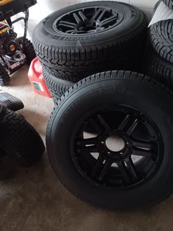 Studded snow tires