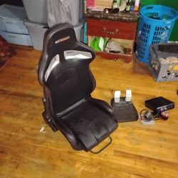 Driving  Sim Chair And Butt Kicker
