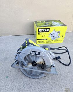 RYOBI 14 AMP Corded 7-1/4in. Circular Saw with LASER Cut Line Indicator