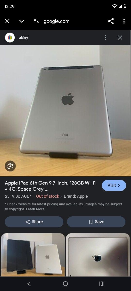 iPad 6th Generation Like New