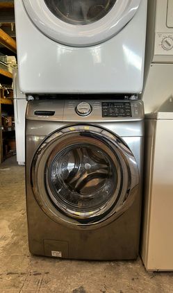 Samsung Front Load Washer, Stainless Steel, Steam Wash