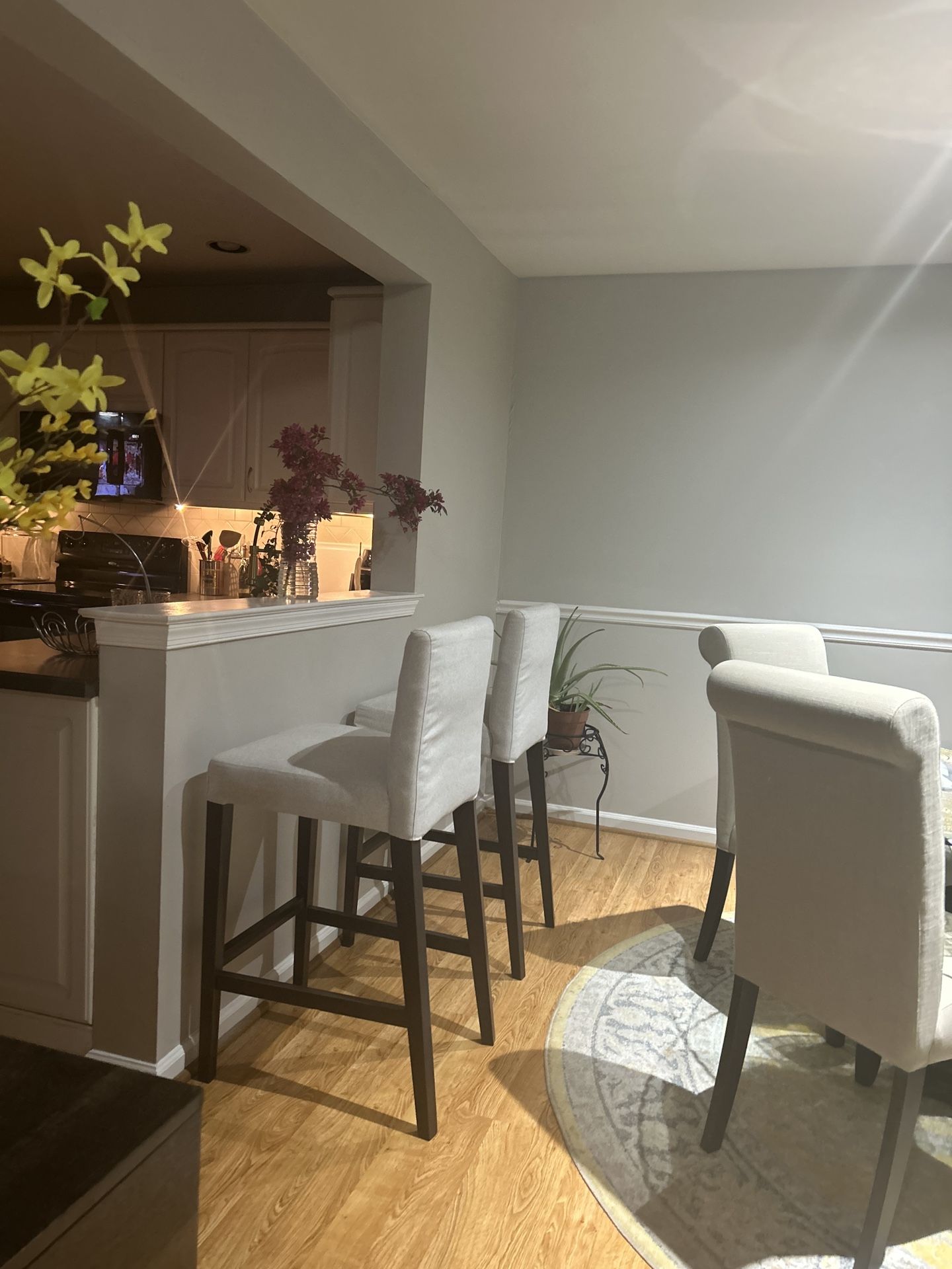 2 IKEA HANSOLLE STOLLS