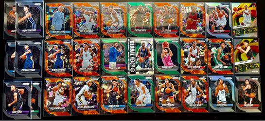 2025 26 Panini Prizm Basketball Lot Orange Ice Green Silver RC Parallels