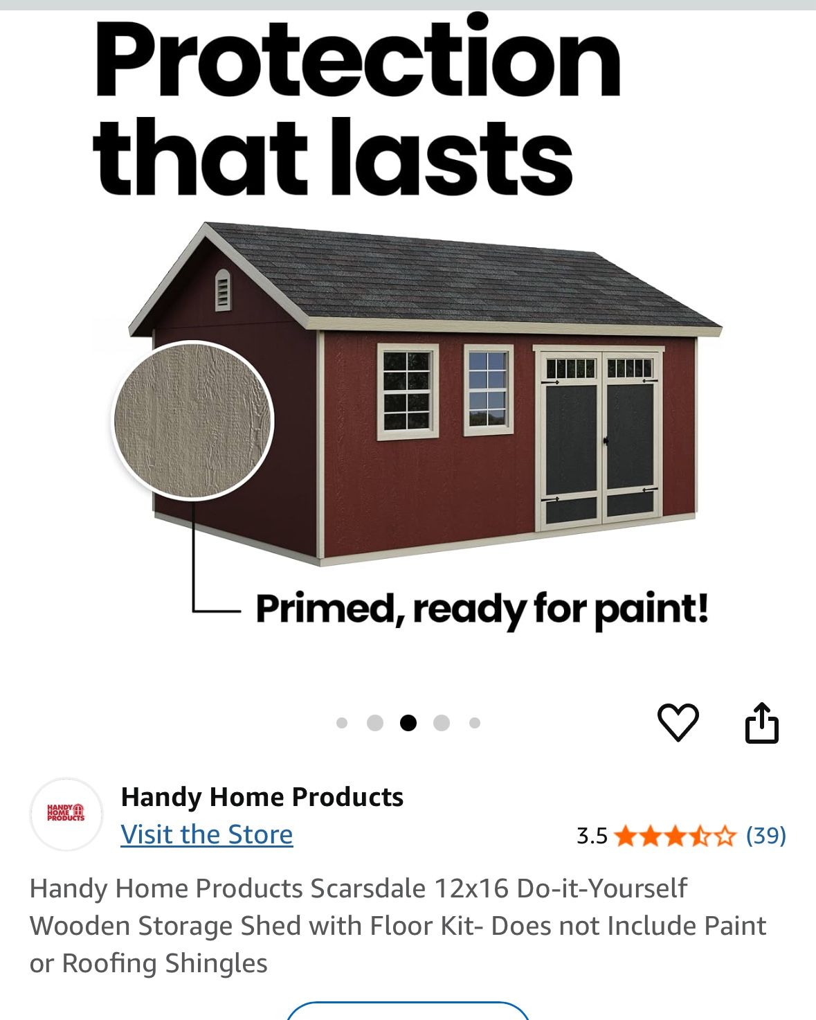 12x16 GARDEN SHED KIT ON SALE!!!