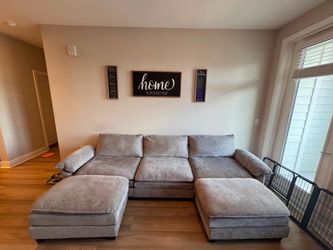 Modular U-Shaped Sectional Sofa
