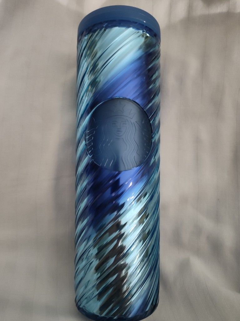 Blue Ribbon Starbucks Tumbler