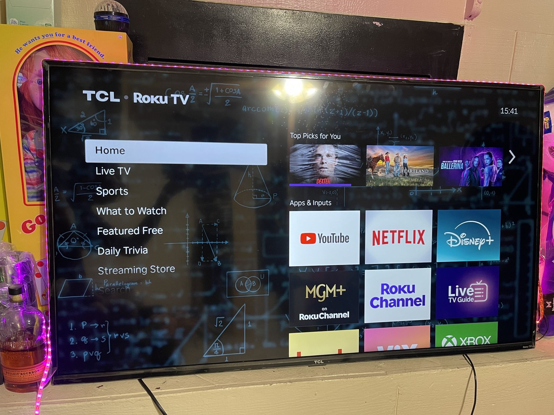 55” TLC Roku Tv 4K With HDR