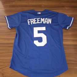 Dodgers Freeman Blue Jerseys $50ea Firm S M L Xl 2x 3x 