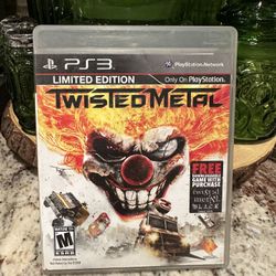 Sony PS3 Twisted Metal Game