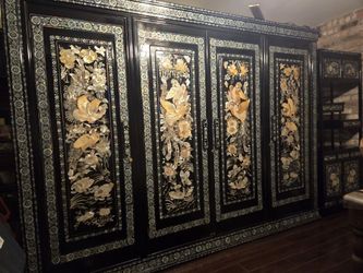 Authentic Vintage Mother Of Pearls Furniture