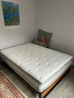 Full Bed Frame Base and Mattress