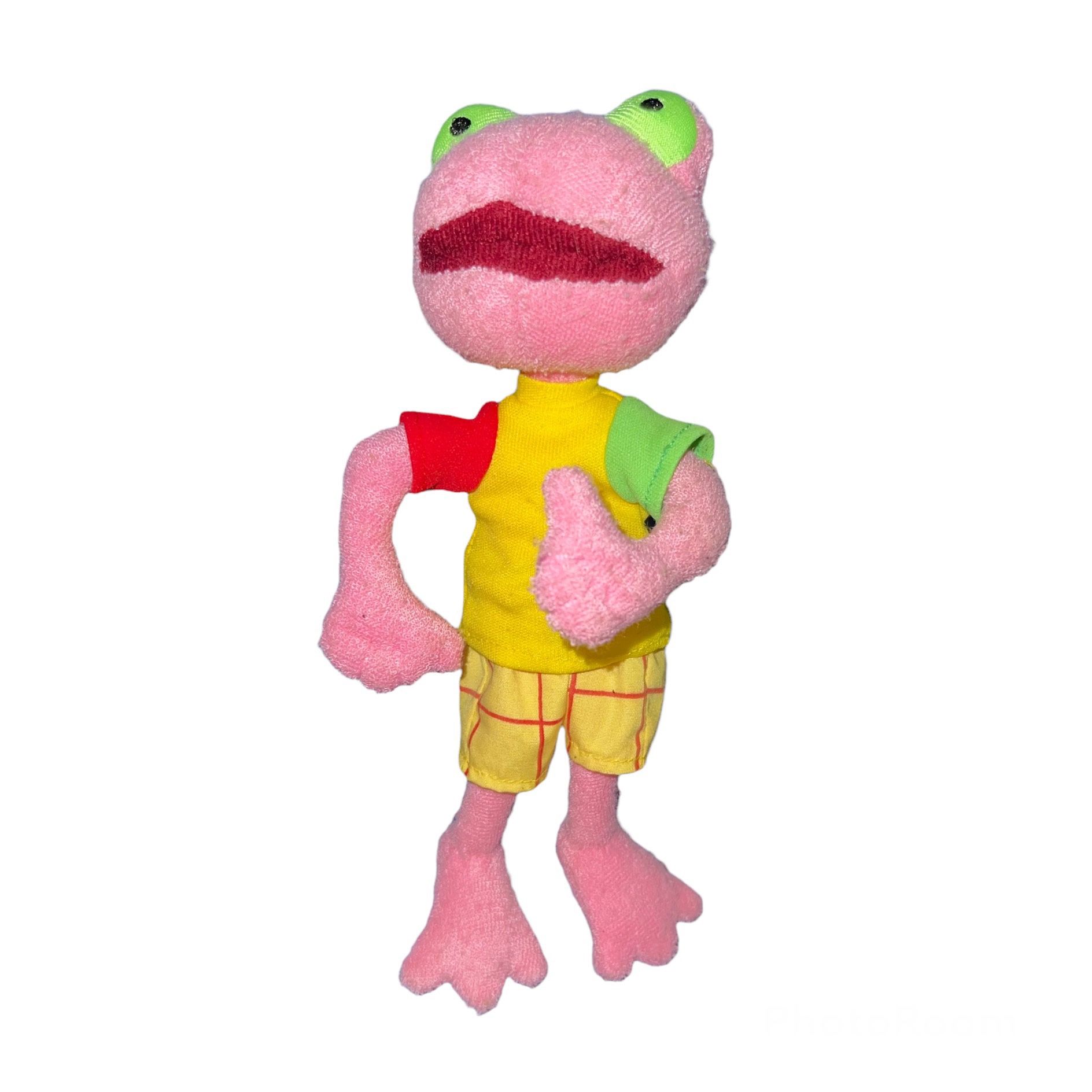 2003 RUBBADUBBERS TUBB PLUSH The PINK FROG HASBRO PLAYSKOOL 8 inches RARE