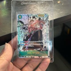 Roronoa Zoro SEC OP06-118 Parallel Manga THE BEST PRB-01 One Piece Card Game JPN