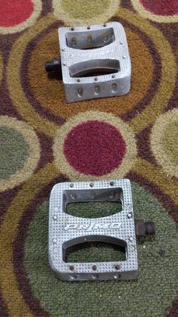 Silver BMX freestyle Primo pr1mo bicycle bike pedal pedals petal petals old school vintage VTG ol skool retro