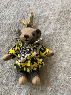 Burberry Thomas bear keychain charm