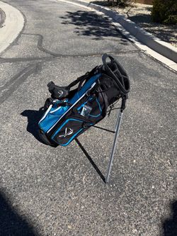 Golf Stand Bag Black and Blue