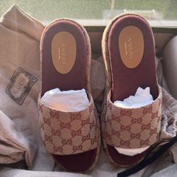 Gucci Platform Slides