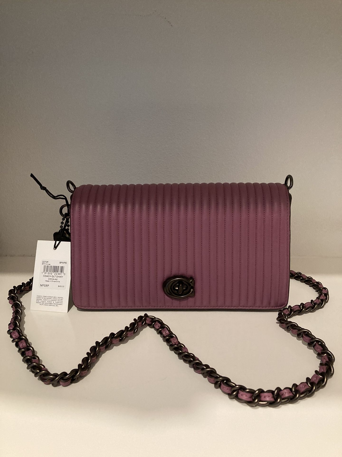 Coach QLT Dinky Purse Primrose Color
