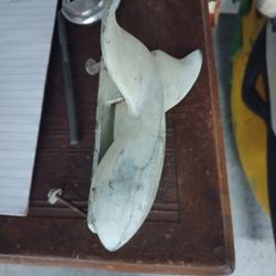 Vintage Whale Bronze Door Knocker 