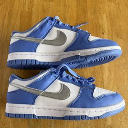 New Nike dunk low royal pulse metallic silver shoes Women’s 6, Youth 4.5y