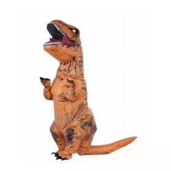 Rubie’s  Inflatable Kids Jurassic World T-Rex Costume Size 8-10