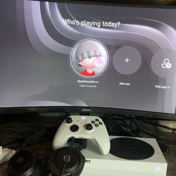 Xbox and monitor