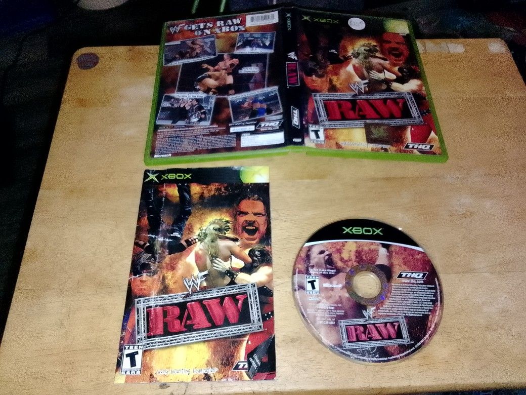 Xbox Game WWE RAW 