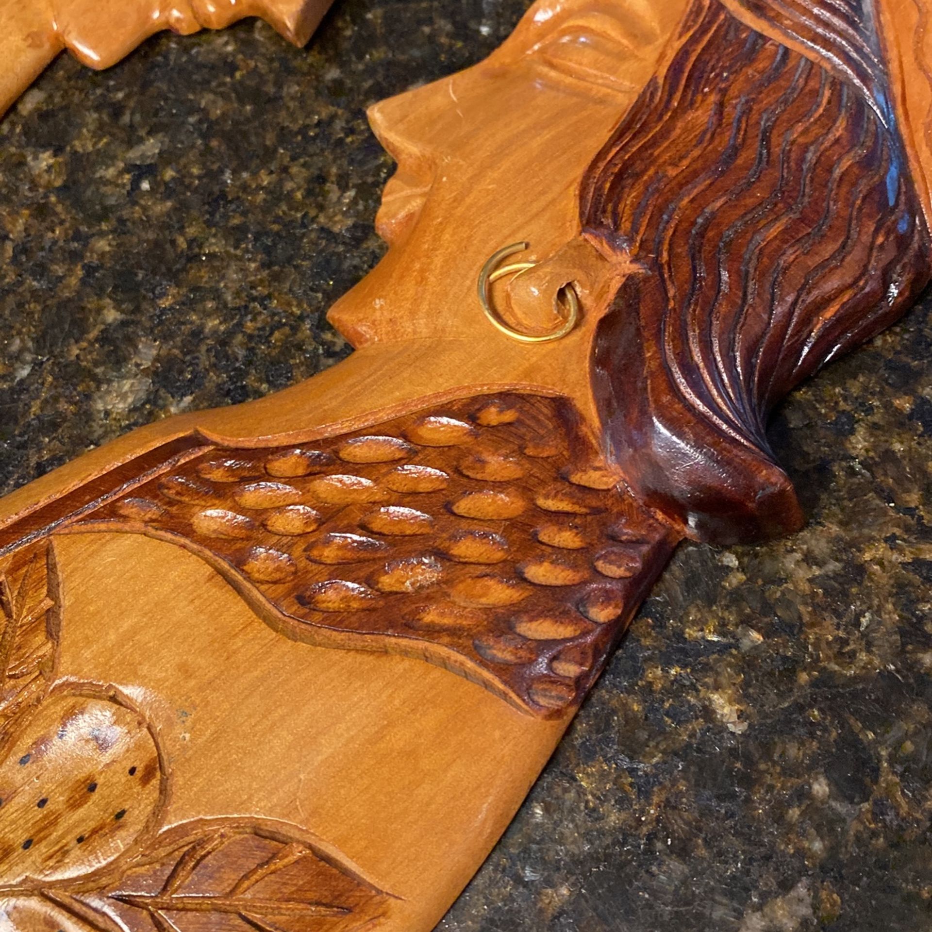 Carved Wooden Wall Decor