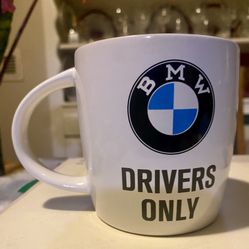 BMW DRIVERS ONLY TEA/COFFE CUP NEW