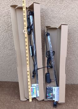 2 New Aquarium LED light Stick & remote 🐟🐠🥳🎶