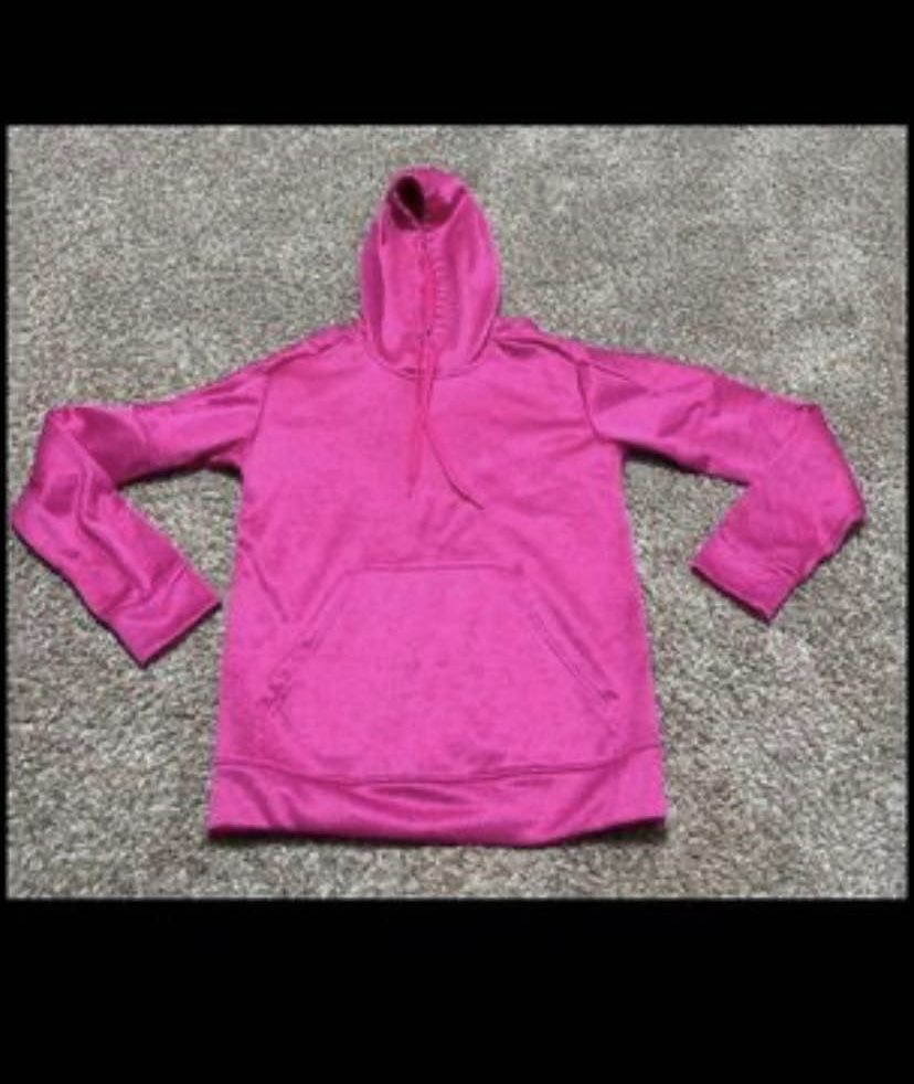 Adidas CLIMAWARM pink hoodie women's size XS- or girls 12/14