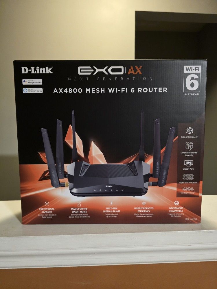 D Link  AX 4800 Mesh WI-FI Router 