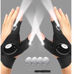 BRAND NEW IN BOX LED FLASHLIGHT GLOVES 