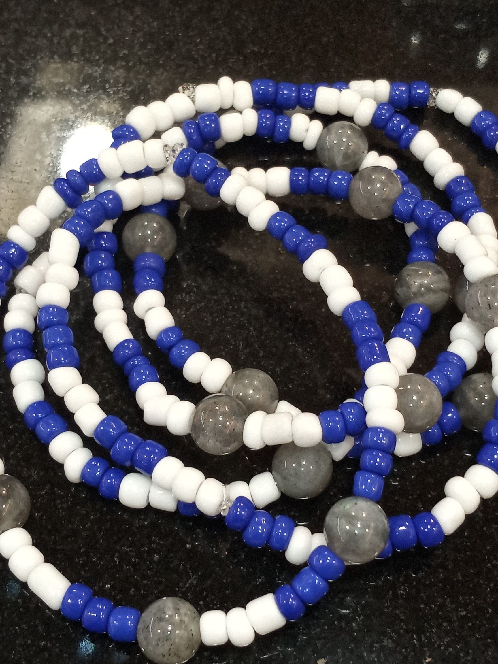 Orisha bracelet: YEMOJA (aka Yemaya)