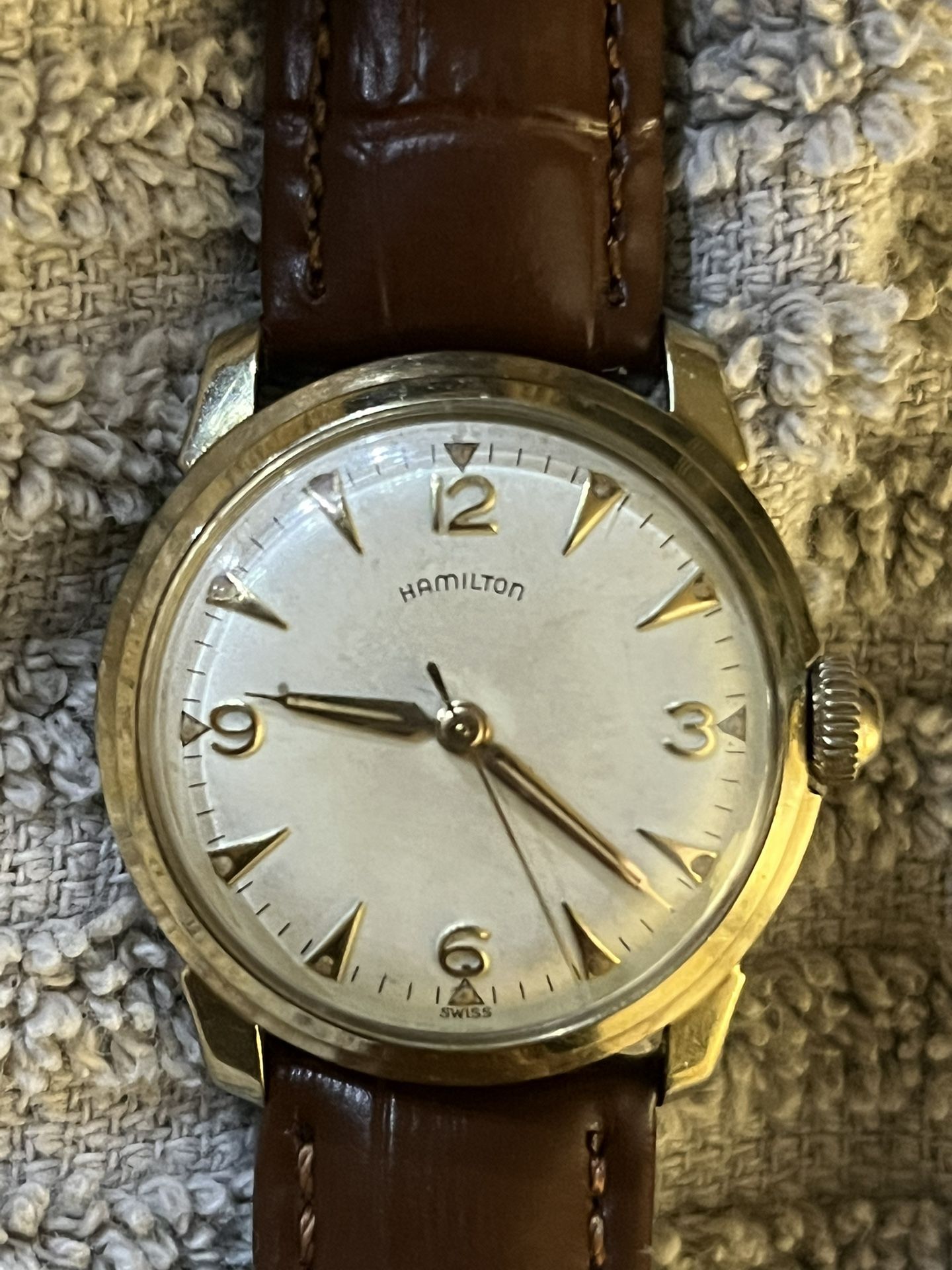 Vintage 32mm Hamilton Watch Co. Stainless Steel 661 17 Jewels Swiss Watch