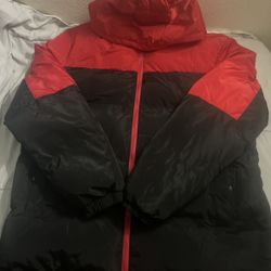 Colorblock Puffer Jacket