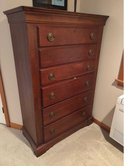 Gorgeous tall boy chest of drawer Chris Madden by Bassett