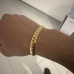 Miami Cuban bracelet gold plated
