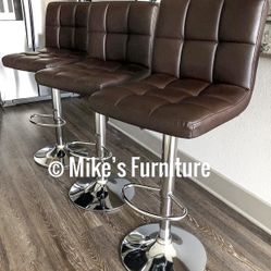 New Adjustable Bar Stools, barstools, barstool, bar stool, Sillas, Dining Chairs, chair, chairs, cadeiras (4 colors Red, Black, White, Gray)