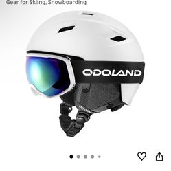 Odoland Ski Helmet And Goggles Set-Small $40