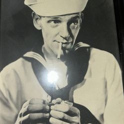 FRED ASTAIRE in FOLLOW THE FLEET -1936-. Framed canvas Print