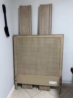 Bed frame with mattress