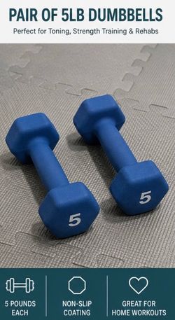 5lb dumbbells