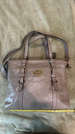 Coach Paten Leather Tote