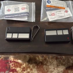 2-sears Craftsman Garage Door Remotes
